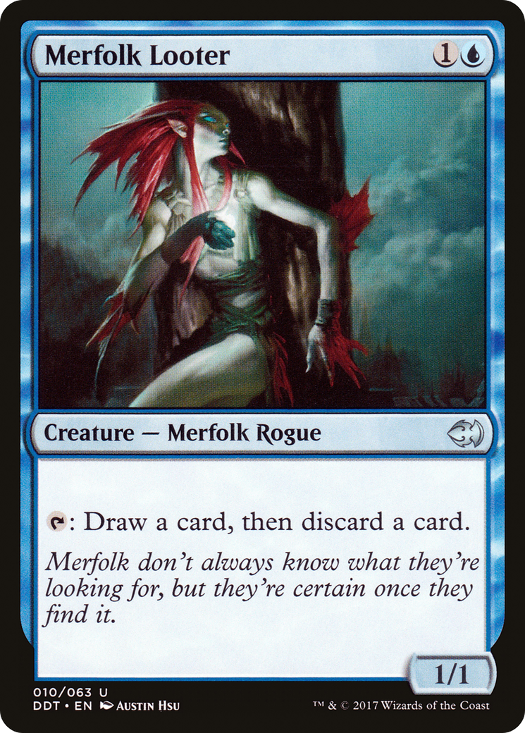 Merfolk Looter [Duel Decks: Merfolk vs. Goblins] | Silver Goblin