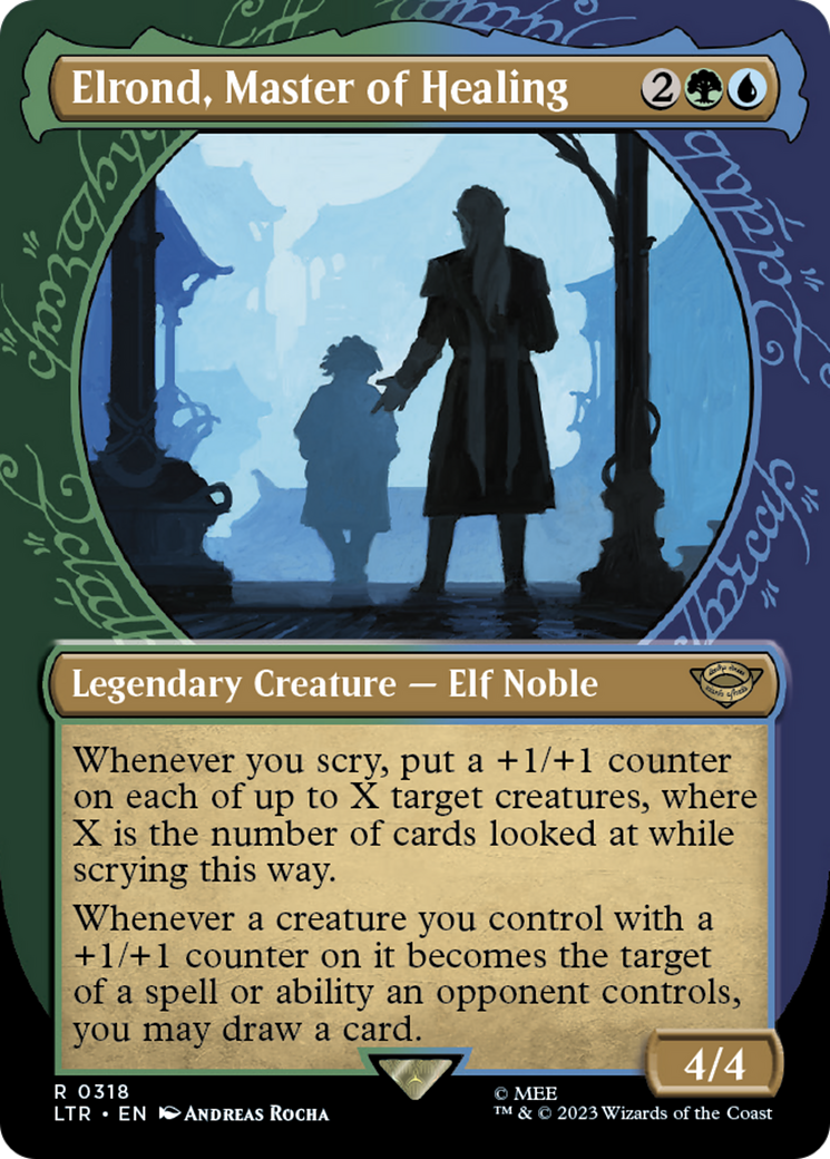 Elrond, Master of Healing (Showcase Ring Frame) [The Lord of the Rings: Tales of Middle-Earth] Foil