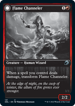 Flame Channeler // Embodiment of Flame [Innistrad: Double Feature] Foil