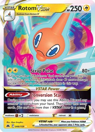 Rotom VSTAR (46) Holofoil - Crown Zenith