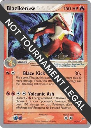 Blaziken ex (89/95) (Blaziken Tech - Chris Fulop) [World Championships 2004] | Silver Goblin