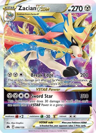 Zacian VSTAR (96) Holofoil - Crown Zenith