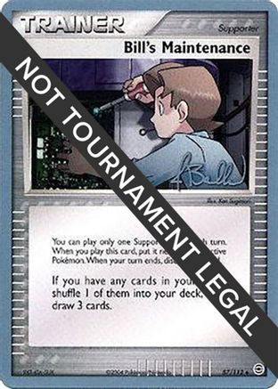 Bill's Maintenance (87/112) (Eeveelutions - Jimmy Ballard) [World Championships 2006] | Silver Goblin