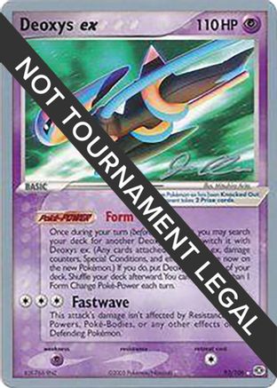 Deoxys ex (93/106) (Mewtrick - Jason Klaczynski) [World Championships 2006] | Silver Goblin