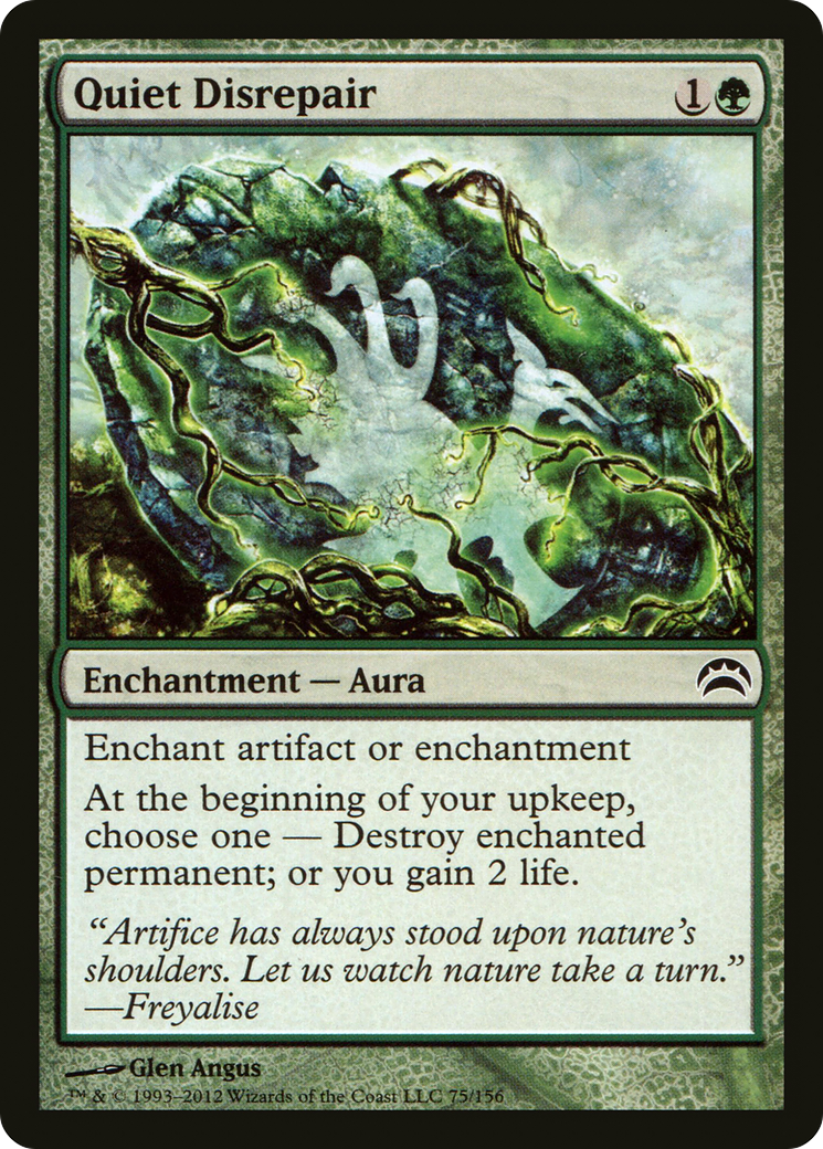 Quiet Disrepair (075) Foil - Planechase 2012