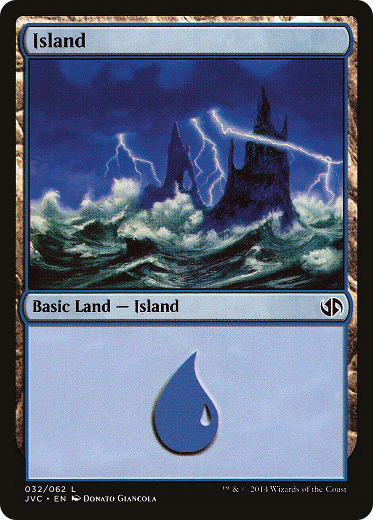 Island (32) [Duel Decks Anthology] | Silver Goblin