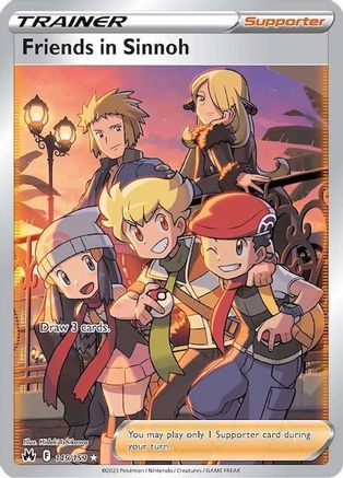 Friends in Sinnoh (Full Art) (149) Holofoil - Crown Zenith