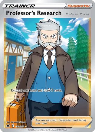 Professor's Research (Full Art) (150) Holofoil - Crown Zenith