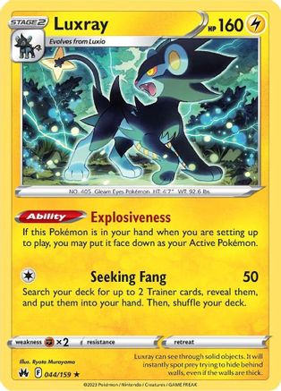 Luxray (44) - Crown Zenith