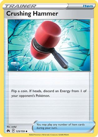 Crushing Hammer (125) Reverse Holofoil - Crown Zenith