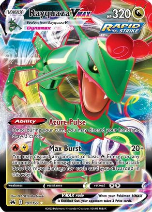Rayquaza VMAX (101) Holofoil - Crown Zenith