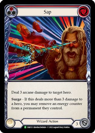 Sap (Red) (FAB115) Rainbow Foil - FaB Promos