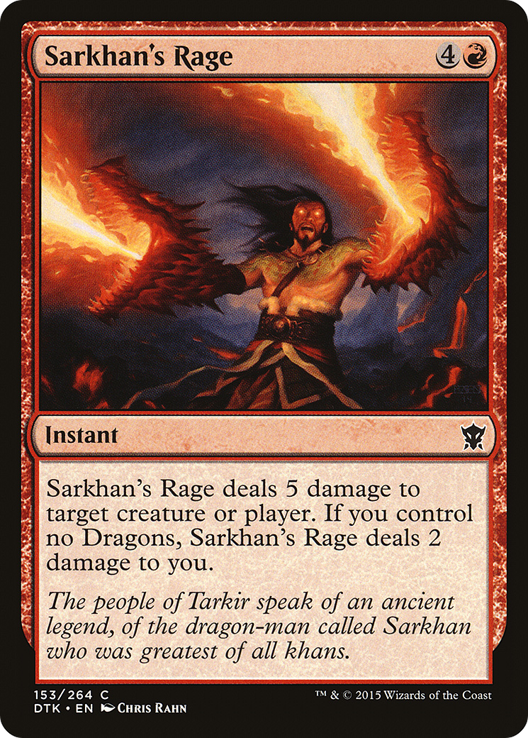 Sarkhan's Rage (153) - Dragons of Tarkir