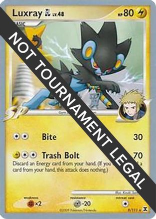 Luxray GL LV.48 (9/111) (Crowned Tiger - Tsubasa Nakamura) [World Championships 2009]