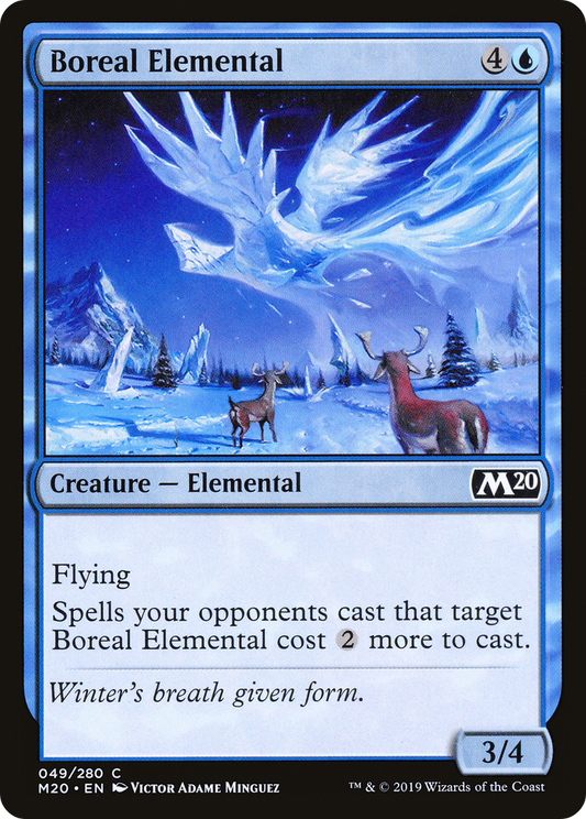 Boreal Elemental [Core Set 2020] Foil