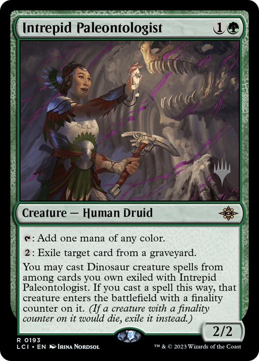 Intrepid Paleontologist (Promo Pack) [The Lost Caverns of Ixalan Promos] Foil