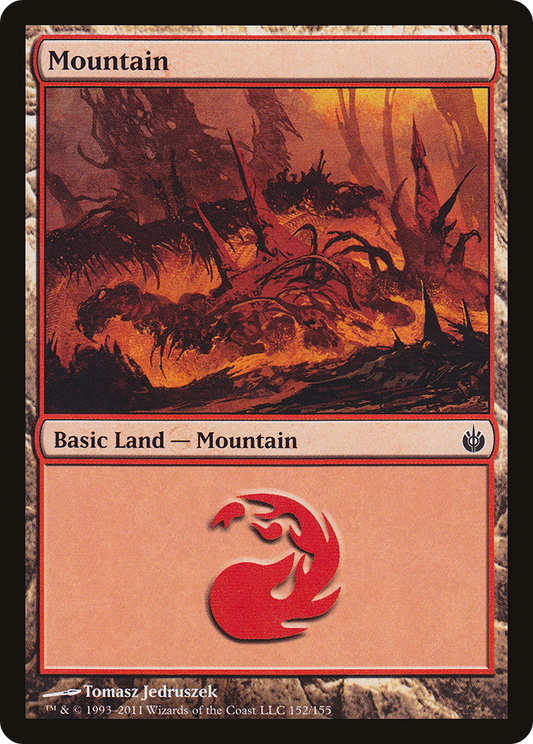 Mountain (152) [Mirrodin Besieged] Foil