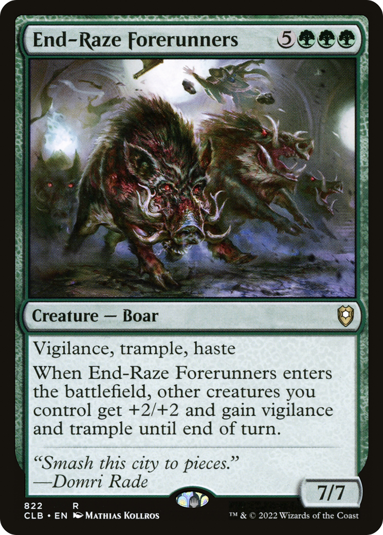 End-Raze Forerunners [Commander Legends: Battle for Baldur's Gate] | Silver Goblin