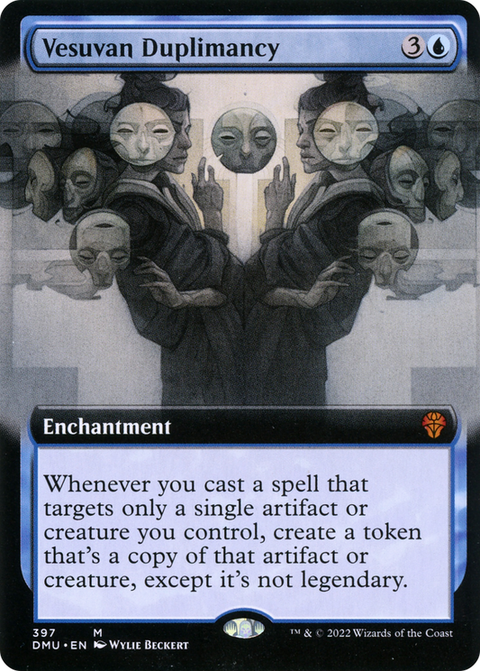 Vesuvan Duplimancy (Extended Art) [Dominaria United] Foil