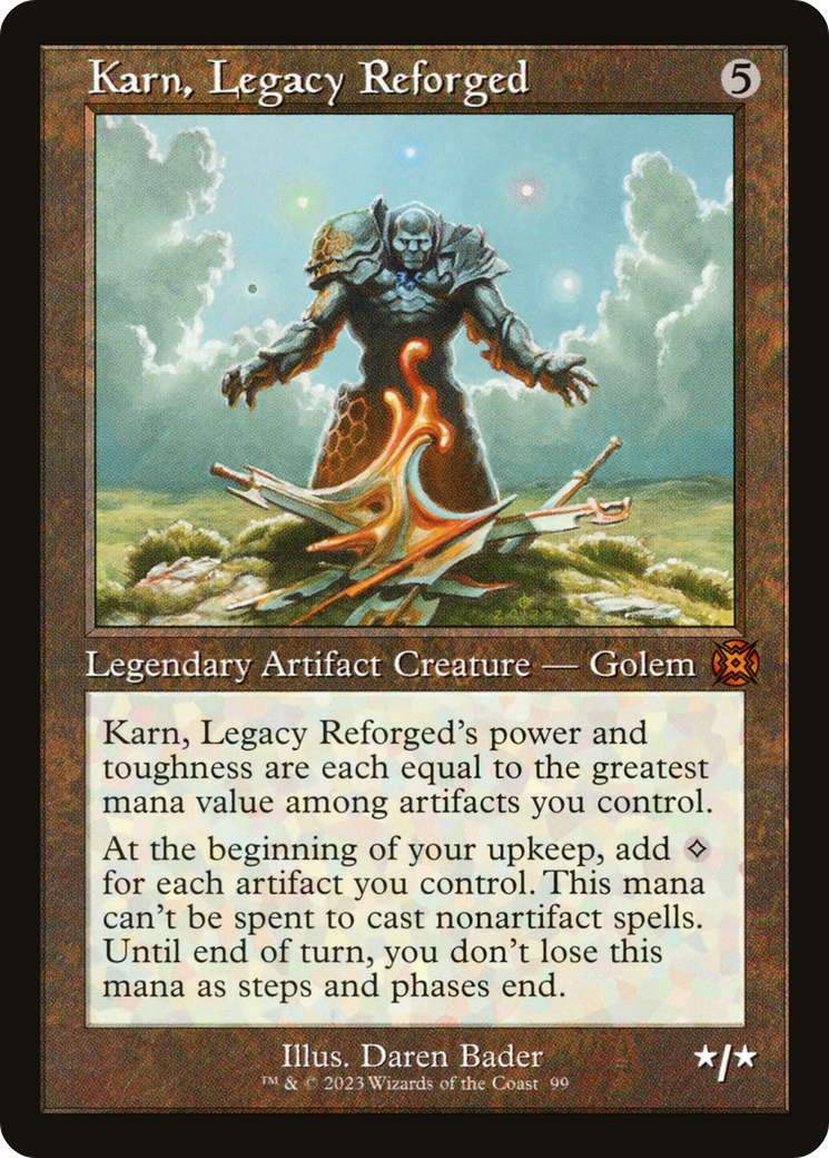 Karn, Legacy Reforged (Retro) (099) Foil - March of the Machine: The Aftermath