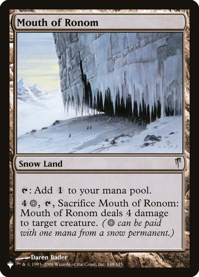 Mouth of Ronom [The List] | Silver Goblin