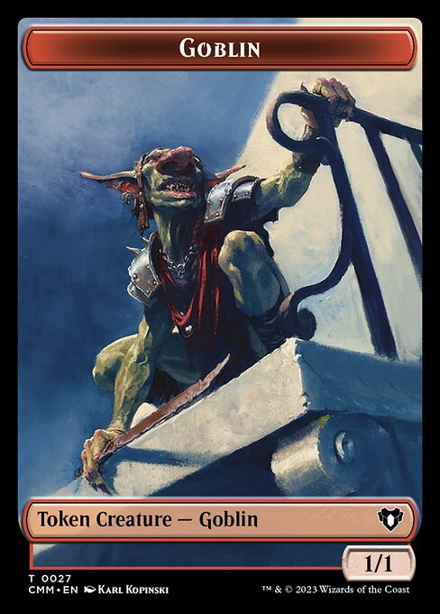 Eldrazi Spawn // Goblin Double-Sided Token [Commander Masters Tokens] | Silver Goblin