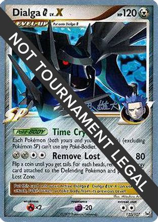 Dialga G LV.X (122/127) (LuxChomp of the Spirit - Yuta Komatsuda) [World Championships 2010] | Silver Goblin