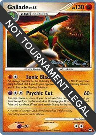 Gallade LV.55 (2/17) (Boltevoir - Michael Pramawat) [World Championships 2010] | Silver Goblin