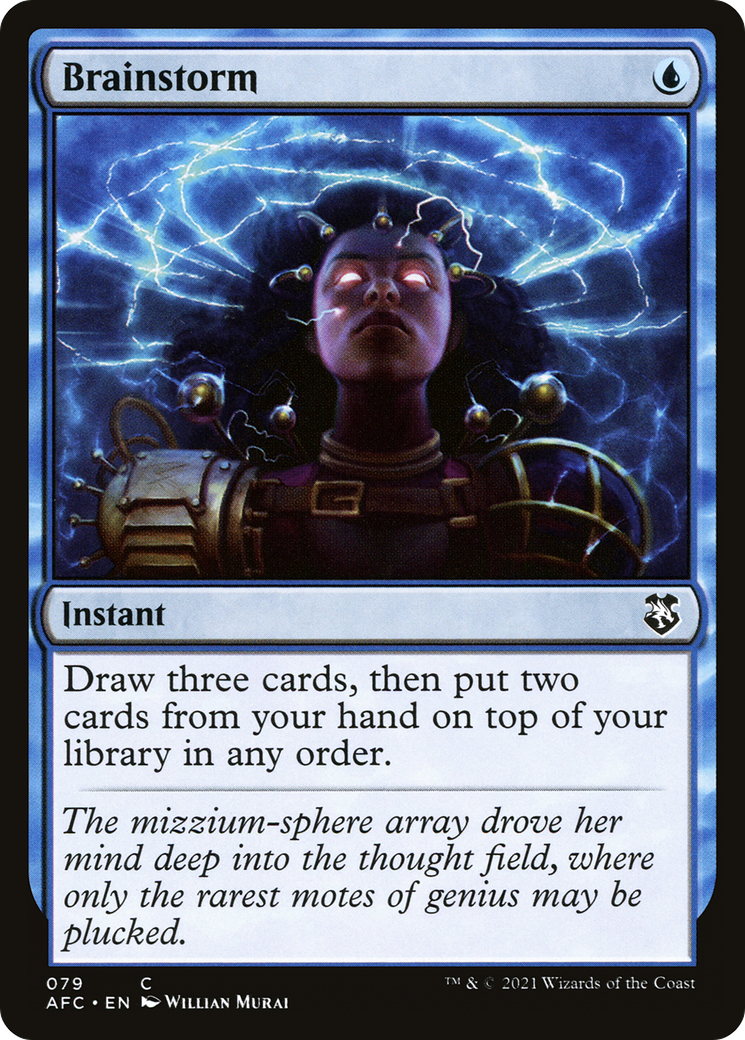 Brainstorm [Dungeons & Dragons: Adventures in the Forgotten Realms Commander] Foil