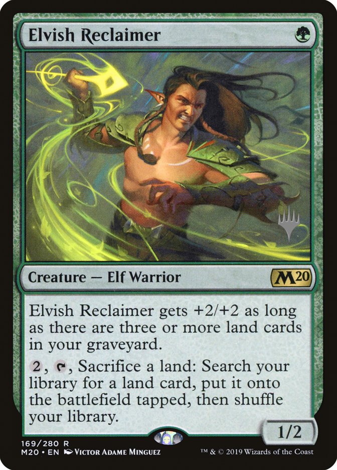 Elvish Reclaimer (Promo Pack) [Core Set 2020 Promos] | Silver Goblin