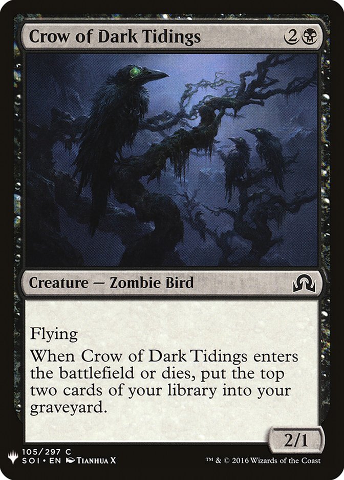 Crow of Dark Tidings [Mystery Booster] | Silver Goblin