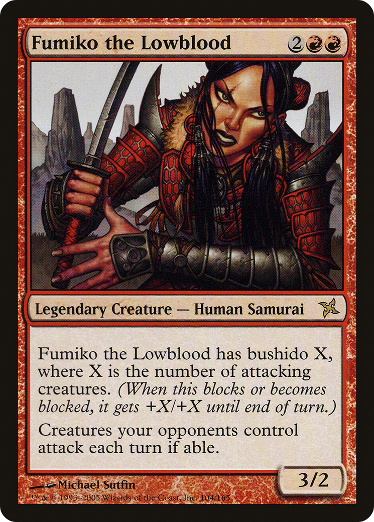Fumiko the Lowblood [Betrayers of Kamigawa] Foil