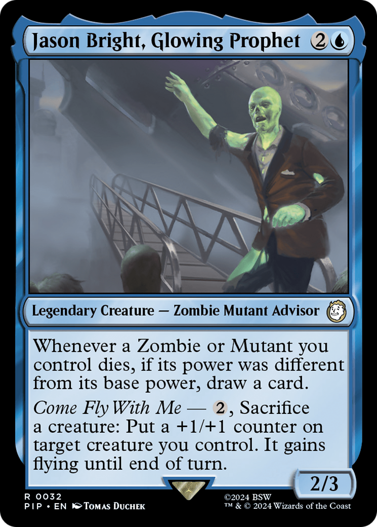 Jason Bright, Glowing Prophet (032) Foil - Fallout