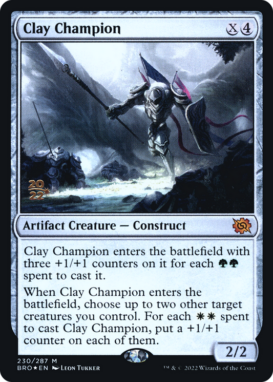 Clay Champion [The Brothers' War Prerelease Promos]