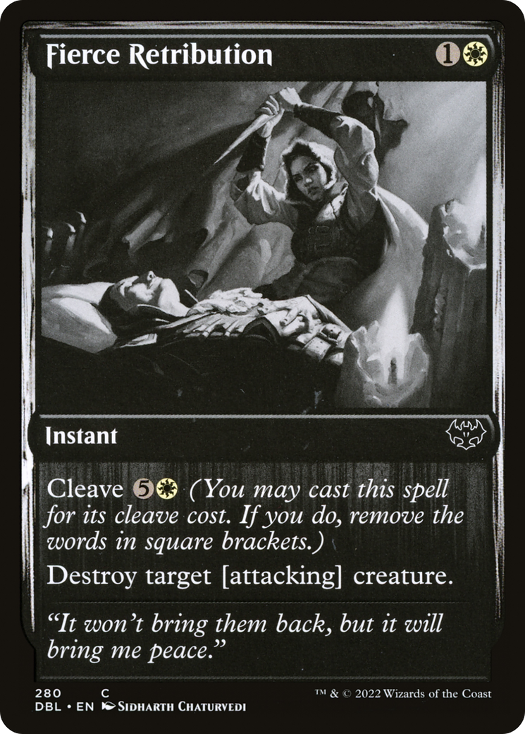 Fierce Retribution [Innistrad: Double Feature] Foil