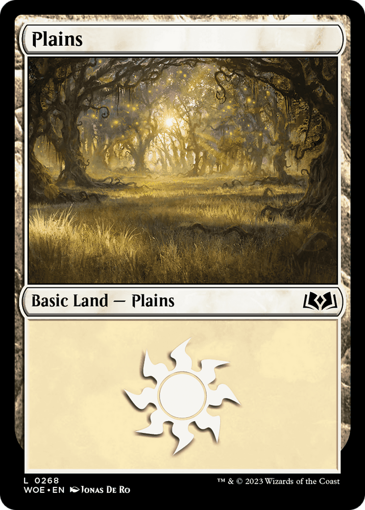 Plains (0268) [Wilds of Eldraine] Foil