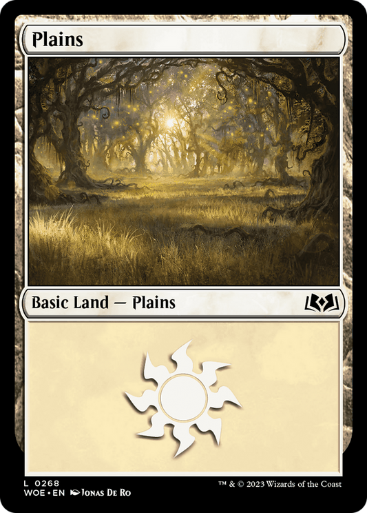 Plains (0268) [Wilds of Eldraine] Foil