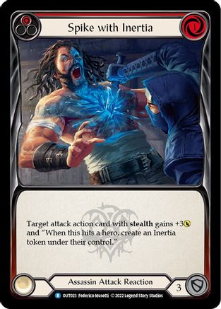 Spike with Inertia (OUT023) Rainbow Foil - Outsiders