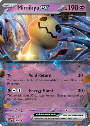 Mimikyu ex - 004 (4) Holofoil - SV Scarlet & Violet Promo Cards
