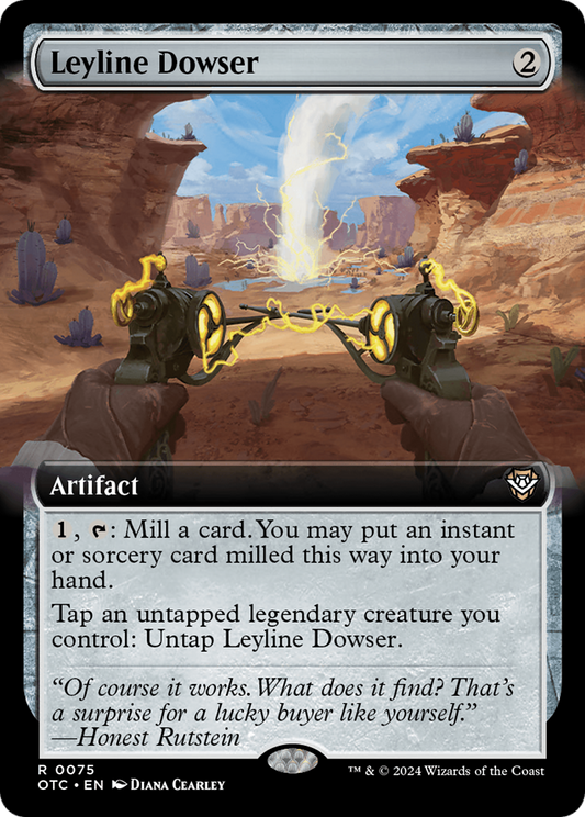 Leyline Dowser (Extended Art) [Outlaws of Thunder Junction Commander] Foil
