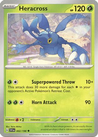 Heracross (002/198) [Scarlet & Violet: Base Set] | Silver Goblin