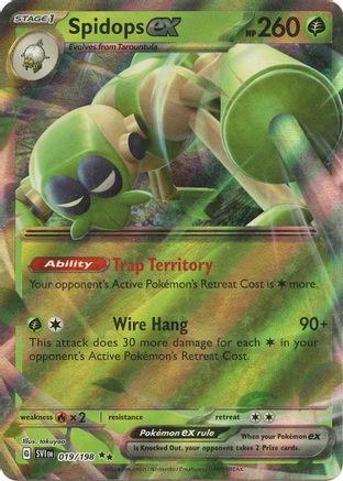 Spidops ex - 019/198 (19) Holofoil - SV01 Scarlet & Violet Base Set