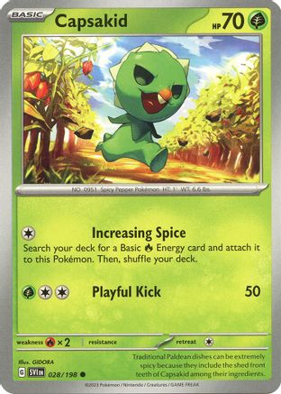 Capsakid (028/198) [Scarlet & Violet: Base Set] | Silver Goblin