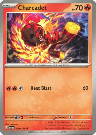 Charcadet (40) Reverse Holofoil - Scarlet & Violet