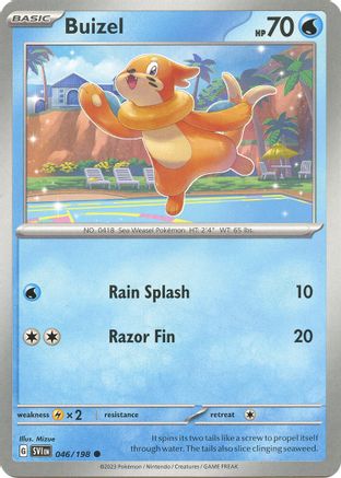 Buizel (46) Reverse Holofoil - Scarlet & Violet