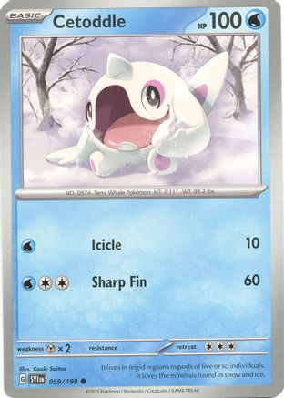 Cetoddle (059/198) [Scarlet & Violet: Base Set] Reverse Holofoil