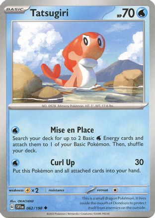 Tatsugiri (62) Reverse Holofoil - SV01 Scarlet & Violet Base Set