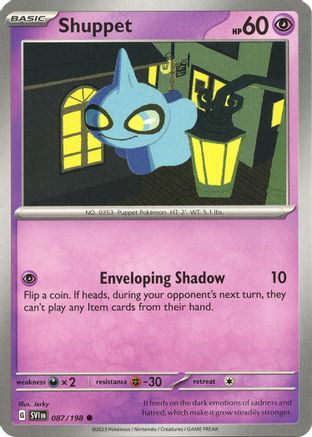 Shuppet (087/198) [Scarlet & Violet: Base Set] | Silver Goblin