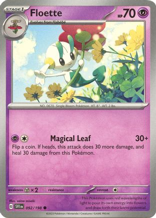 Floette (92) Reverse Holofoil - Scarlet & Violet