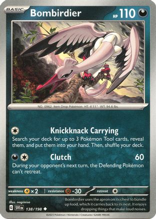 Bombirdier (138) Reverse Holofoil - Scarlet & Violet